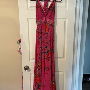 Express floor length dress